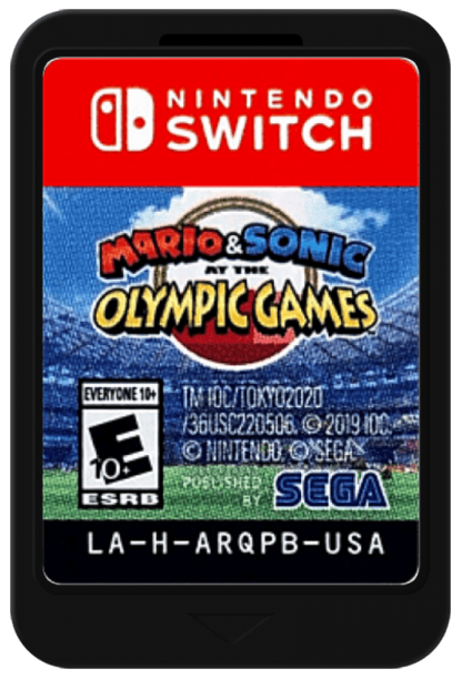Mario and Sonic at the Olympic Games Tokyo 2020 cartridge for Nintendo Switch NS video game