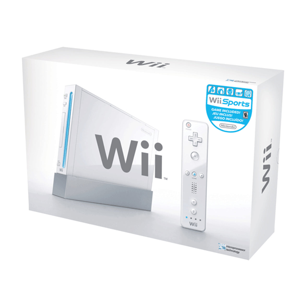 Nintendo Wii system in box no Wii Sports Nintendo Wii console
