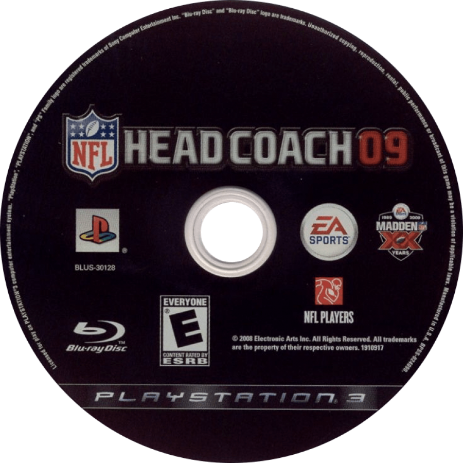 NFL Head Coach 09 [20th Anniversary Edition] cover art for PlayStation 3 (PS3) video game
