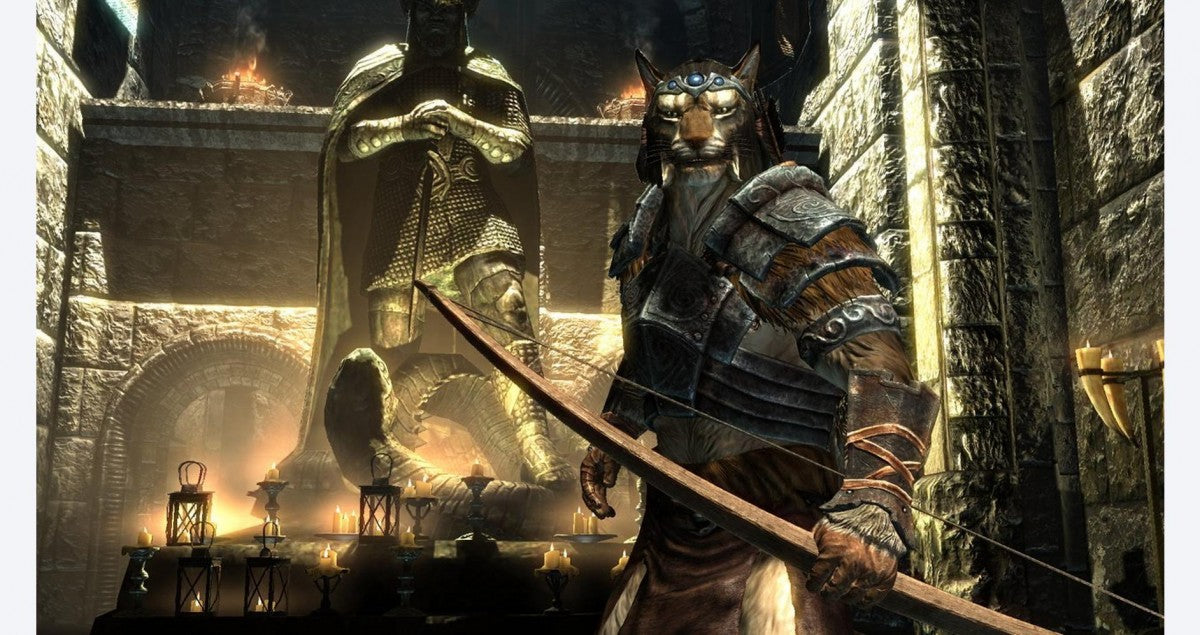 The Elder Scrolls V Skyrim gameplay image for Nintendo Switch NS video game