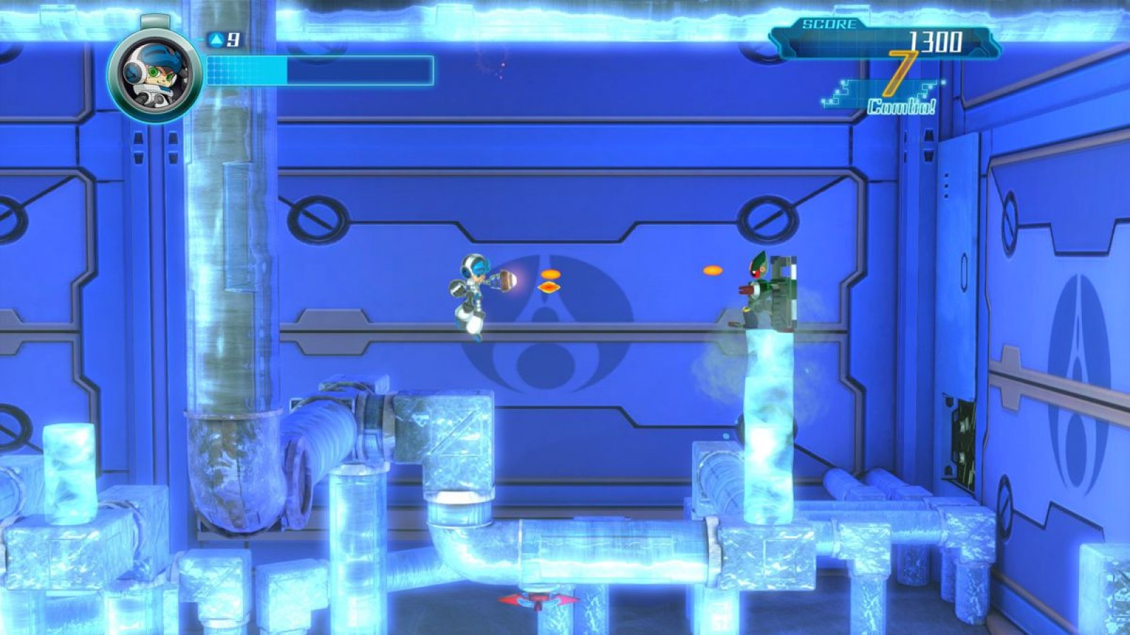 Mighty No. 9 – PlayStation 4 (PS4) video game gameplay, action platformer game