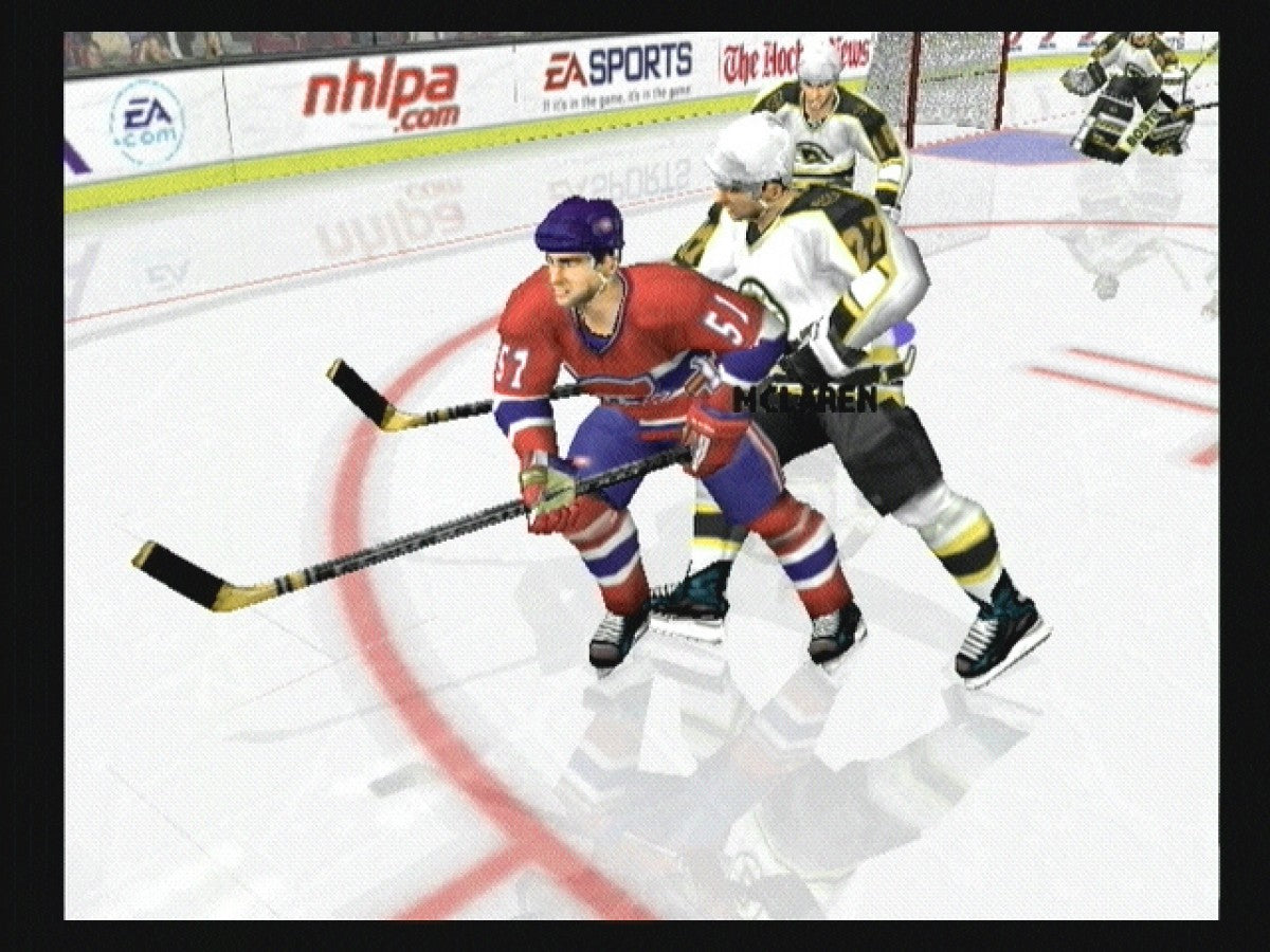 NHL 2001 – PlayStation 2 (PS2) video game gameplay, ice hockey simulation.