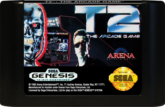 T2: The Arcade Game cartridge for Sega Genesis (GEN) video game