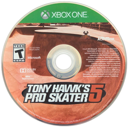 Tony Hawk 5 – Xbox One (XONE) disc for skateboarding sports video game