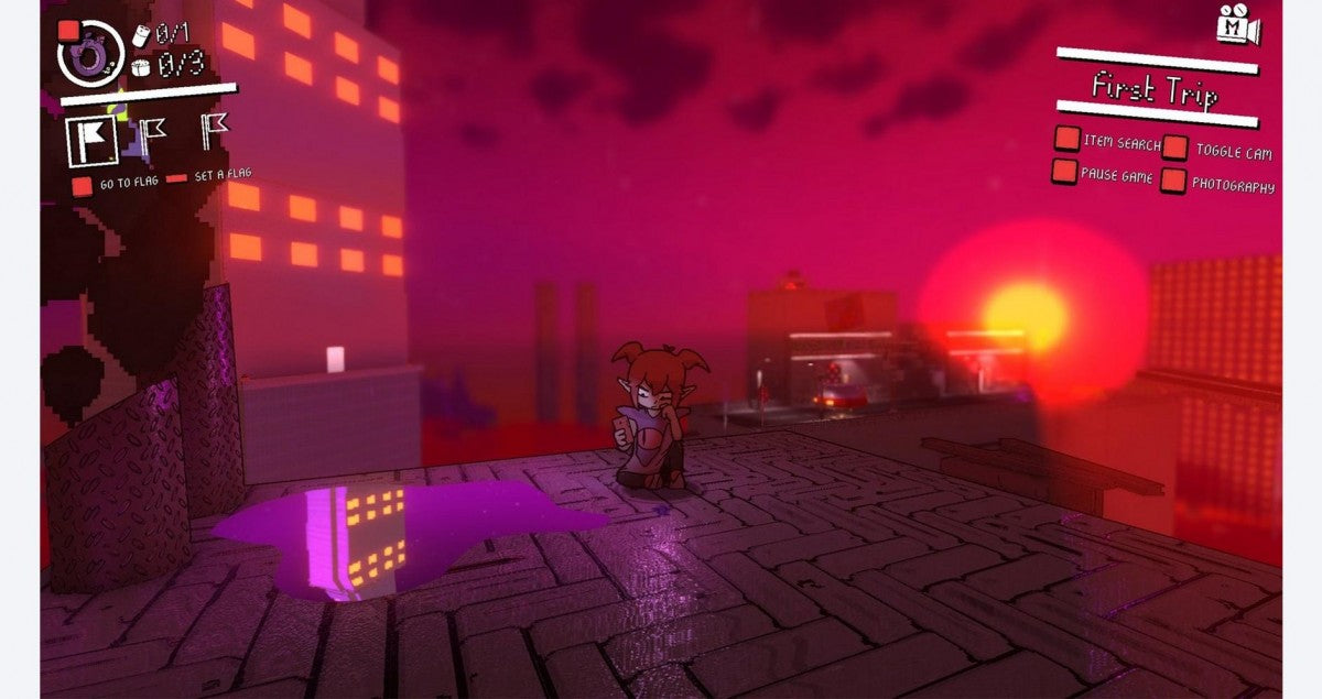 Demon Turf gameplay for Xbox Series X (XSX) 3D platformer action-adventure video game