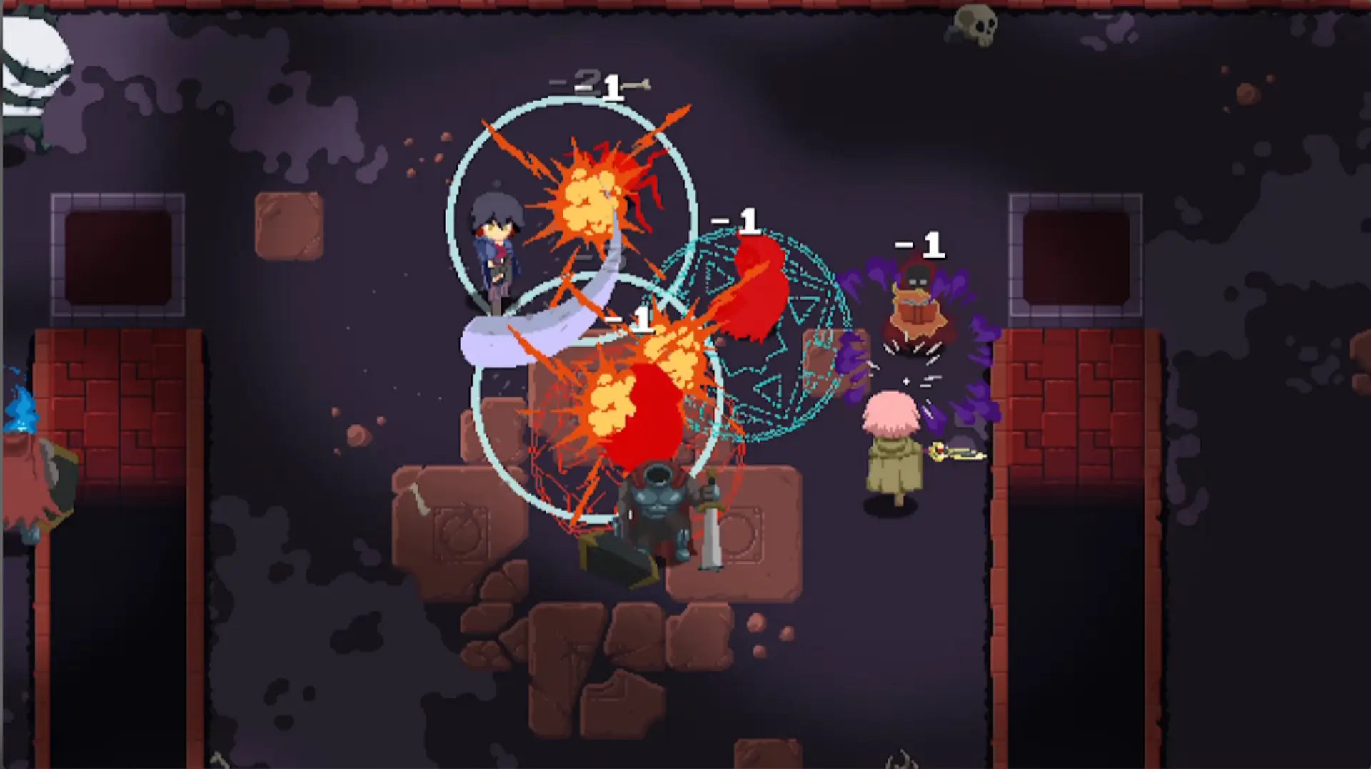 Sword of the Necromancer PlayStation 4 dungeon-crawler action RPG rogue-lite with monster summoning tactical combat reviving defeated enemies as allies procedural dungeons local co-op narrative-driven fantasy Game Studio 发行商 gameplay screenshot