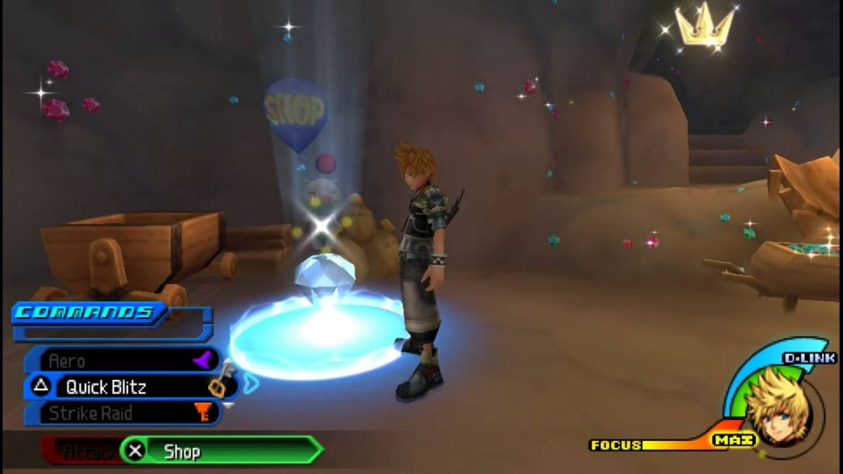 Kingdom Hearts: Birth by Sleep PSP action role-playing video game gameplay