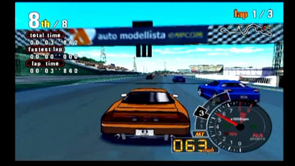Auto Modellista PS2 game for PlayStation 2 featuring stylized cel-shaded racing and arcade driving action gameplay