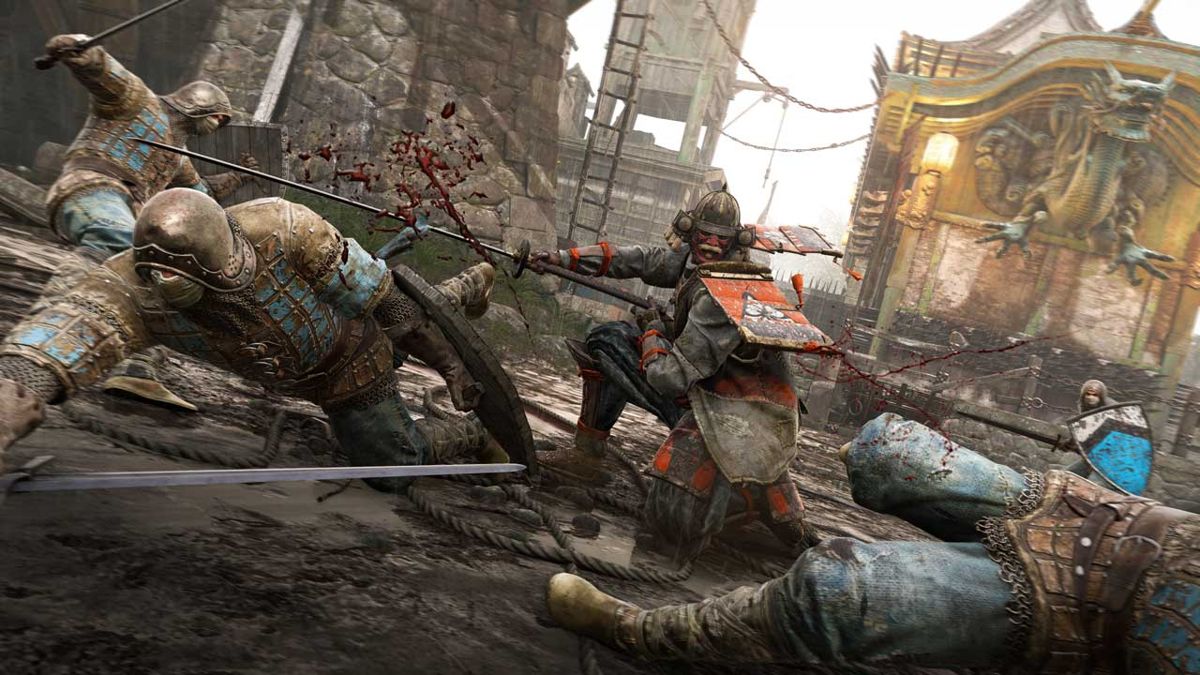 For Honor – PlayStation 4 (PS4) video game gameplay, medieval melee action fighting game by Ubisoft