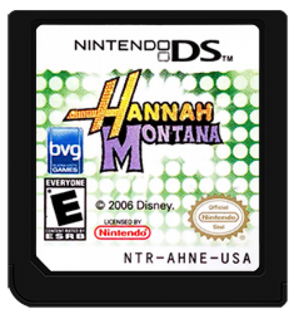 Hannah Montana cartridge for Nintendo DS (DS) music rhythm adventure video game