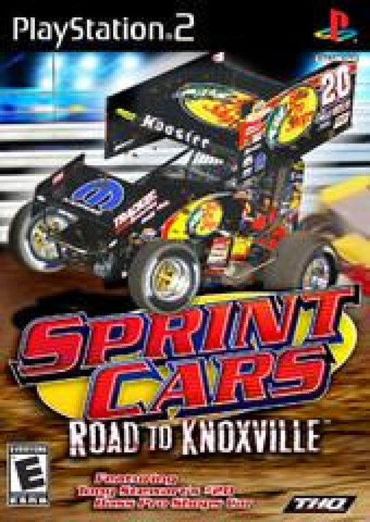 Sprint Cars: Road to Knoxville cover art for PlayStation 2 (PS2) video game