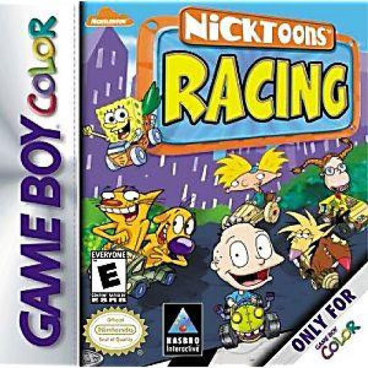 Nicktoons Racing cover art for Game Boy Color GBC video game