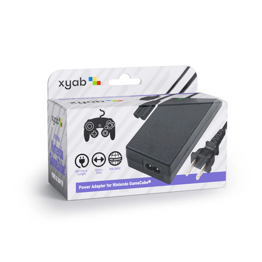 XYAB brand Nintendo GameCube power adapter replacement AC power supply third-party accessory