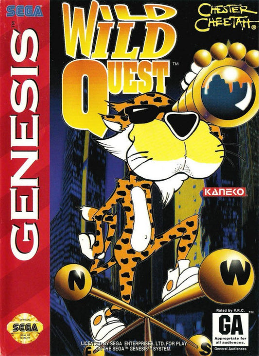 Chester Cheetah: Wild Wild Quest cover art for Sega Genesis (GEN) video game