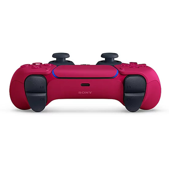 DualSense Wireless Controller Cosmic Red PlayStation 5 wireless controller in Cosmic Red color featuring adaptive triggers haptic feedback built in microphone USB C rechargeable gamepad