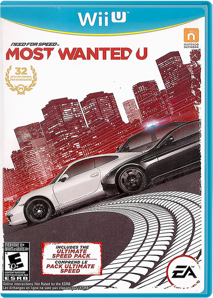 Need for Speed: Most Wanted cover art for Nintendo Wii U (WiiU) video game