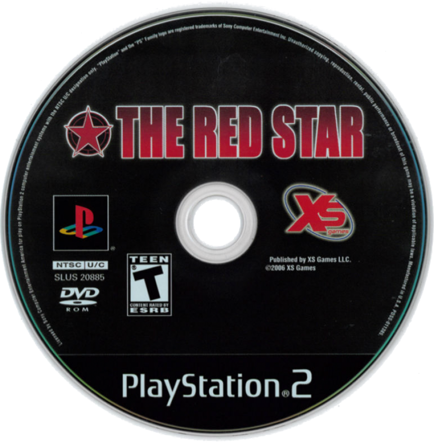 The Red Star PS2 Sony PlayStation 2 action shooter beat em up arcade style combat twin stick shooting hack and slash gameplay alternate history Soviet themed sci fi fantasy Acclaim retro gaming PlayStation 2 software video game title disc