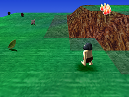 Tail of the Sun PlayStation 1 PS1 for survival adventure retro video game fans featuring prehistoric exploration open world gameplay resource gathering primitive tribes dinosaur encounters unique sandbox experience collectible gaming appeal gameplay