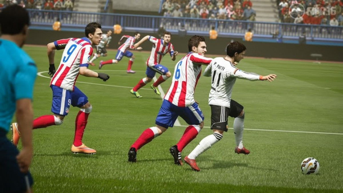 FIFA 16 cover art for Xbox 360 (X360) sports soccer video game