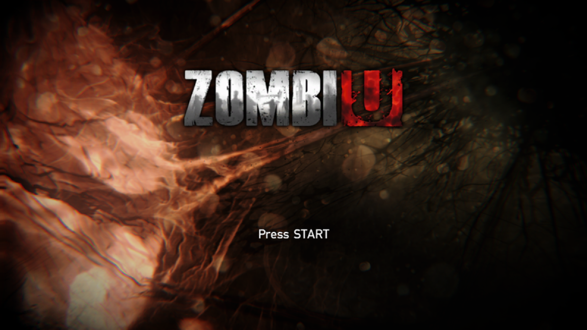 ZombiU Title Screen art for Nintendo Wii U (WiiU) video game 