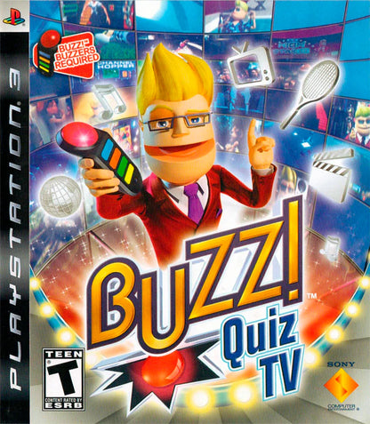 Buzz! Quiz TV cover art for PlayStation 3 (PS3) video game