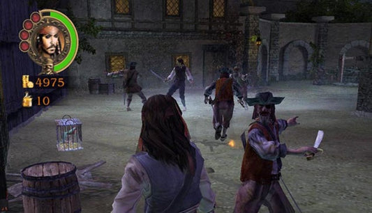 Pirates of the Caribbean for PlayStation 2 action role playing adventure video game featuring swashbuckling combat naval exploration quest driven gameplay and immersive pirate themed storytelling experience gameplay