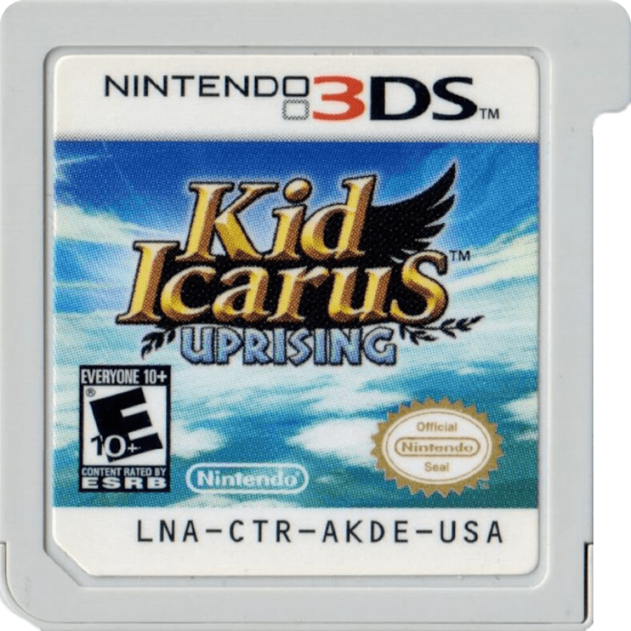 Kid Icarus Uprising Big Box Nintendo 3DS for retro video game enthusiasts featuring action adventure gameplay fast paced aerial and ground combat mythological storytelling touchscreen controls AR card support collectible Big Box edition and collectible gaming appeal cartridge