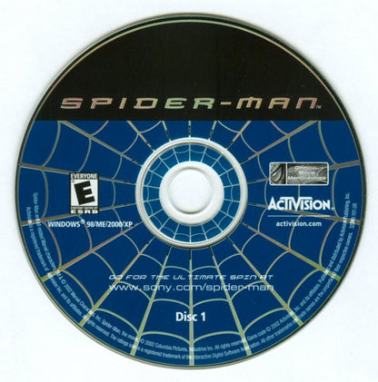 Spider-Man disc for Nintendo GameCube (GC) superhero action adventure video game