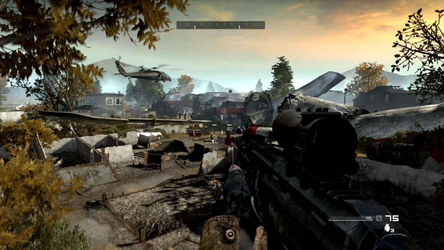 Homefront Xbox 360 gameplay first-person shooter video game.