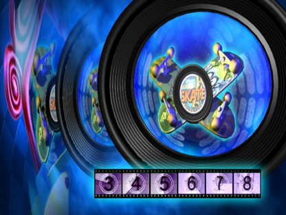 Disney's Extreme Skate Adventure start screen for GameCube (GC) skateboarding sports video game