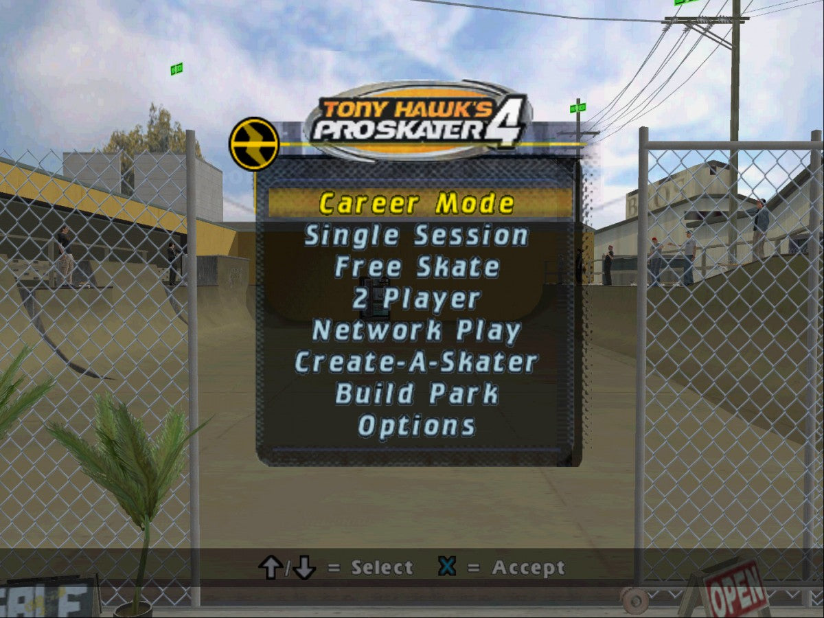Tony Hawk's Pro Skater 4 [Greatest Hits] – PlayStation 2 (PS2) video game game select, skateboarding sports action.