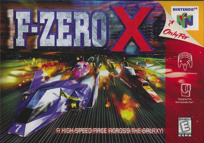 F-Zero X cover art for Nintendo 64 (N64) video game