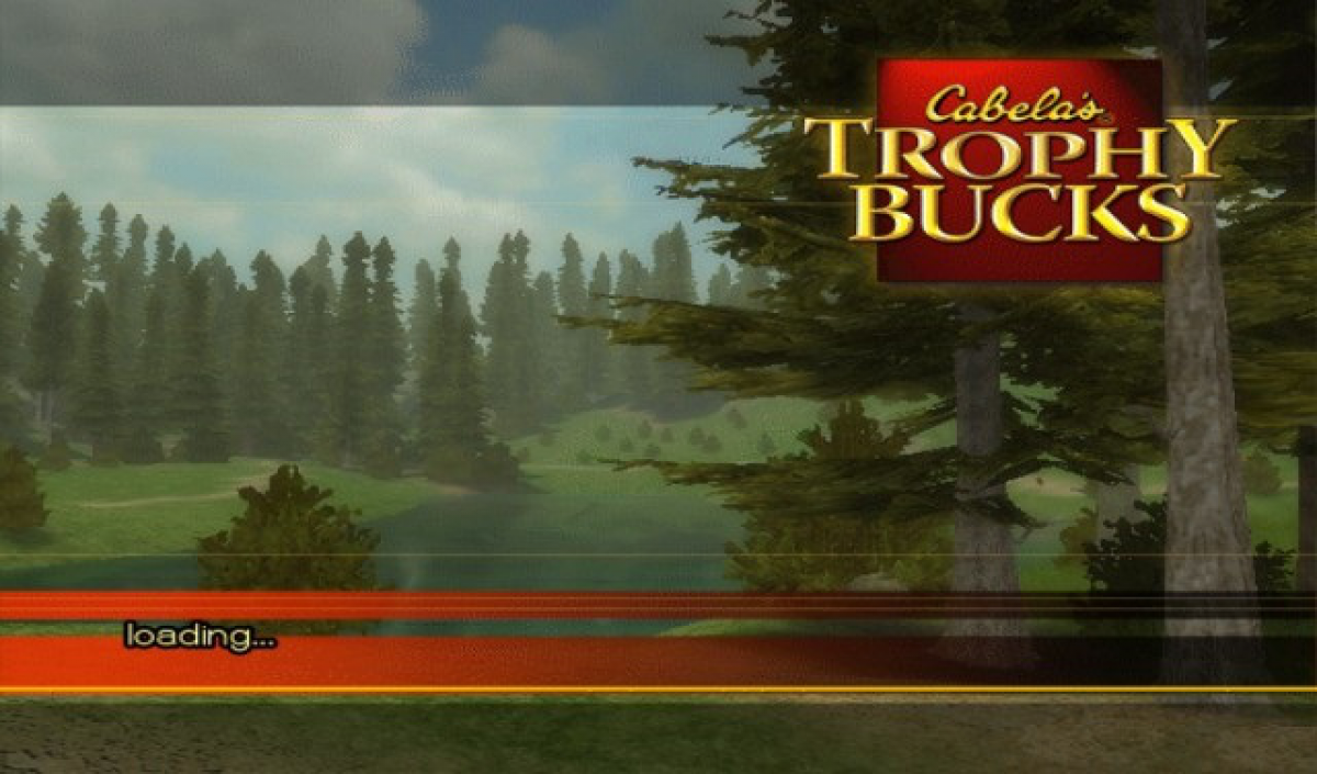 Cabela's Trophy Bucks title screen cover art for Nintendo Wii (Wii) video game