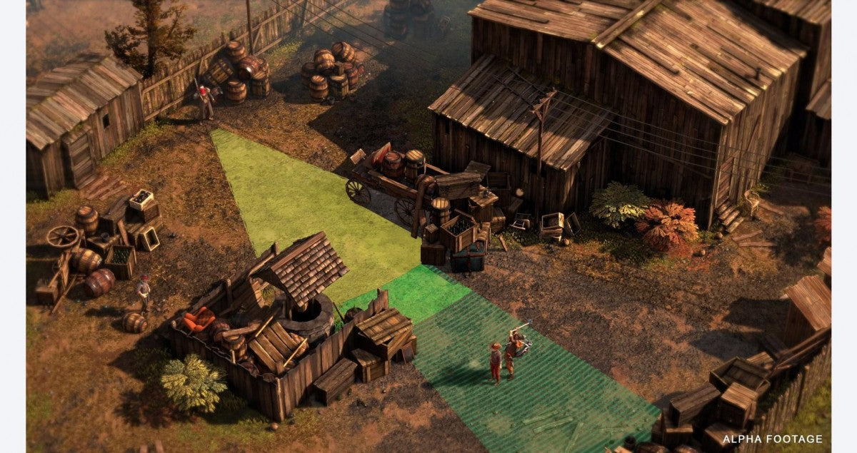 Desperados III – Xbox One (XONE) gameplay for real-time tactical stealth strategy game set in the Wild West