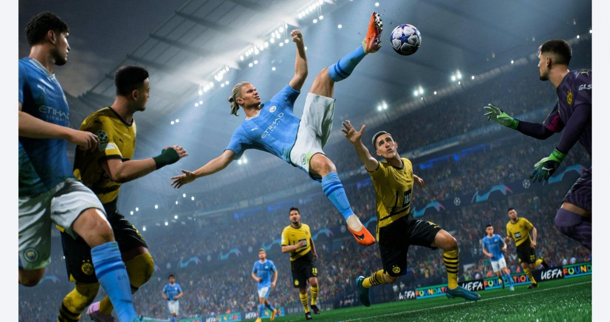 EA Sports FC 24 gameplay for Xbox Series X (XSX) soccer sports video game