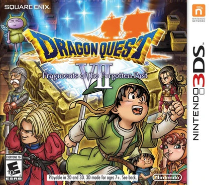 Dragon Quest VII: Fragments of the Forgotten Past cover art for Nintendo 3DS (3DS) role-playing video game