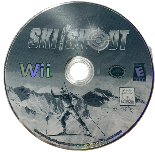 Ski and Shoot – Nintendo Wii (Wii) biathlon skiing shooting sports simulation video game disc