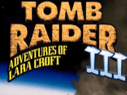 Tomb Raider III home screen for PlayStation 1 (PS1) action-adventure video game