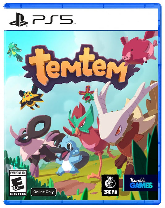 Temtem – PlayStation 5 (PS5) cover art for video game for PS5