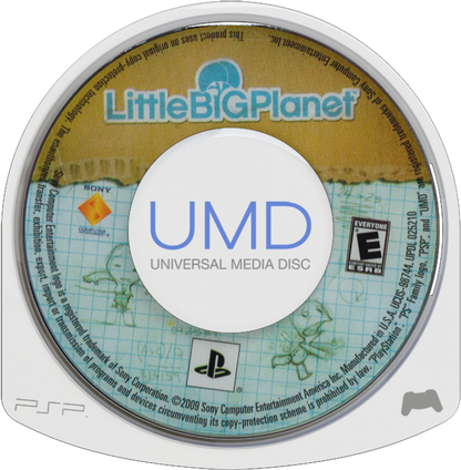 LittleBigPlanet disc for PlayStation Portable (PSP) platform game