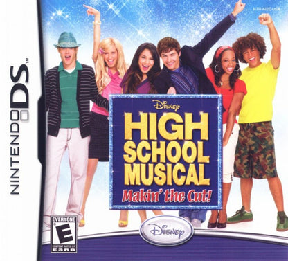 High School Musical Making the Cut for Nintendo DS (DS), cover image for a retro video game featuring rhythm-based gameplay, music performance challenges, dance mini-games, character progression, and movie-inspired musical adventure