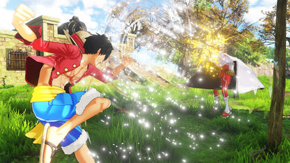 One Piece World Seeker PlayStation 4 game featuring open-world action-adventure gameplay based on the popular anime series screenshot