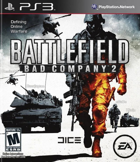 Battlefield: Bad Company 2 cover art for PlayStation 3 (PS3) video game