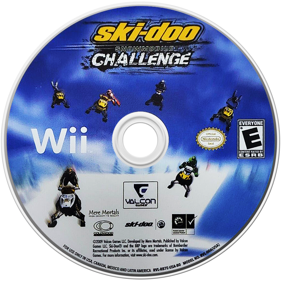 Ski-Doo: Snowmobile Challenge – Nintendo Wii (Wii) snowmobile racing sports simulation video game disc
