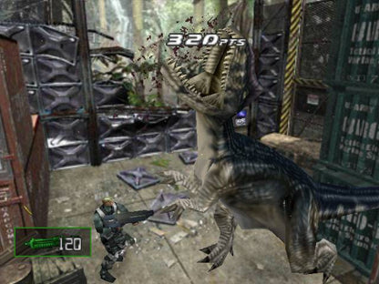 Dino Crisis 2 PS1 PlayStation 1 survival horror action game dinosaur shooter Capcom arcade style combat Regina third person adventure retro video game gameplay
