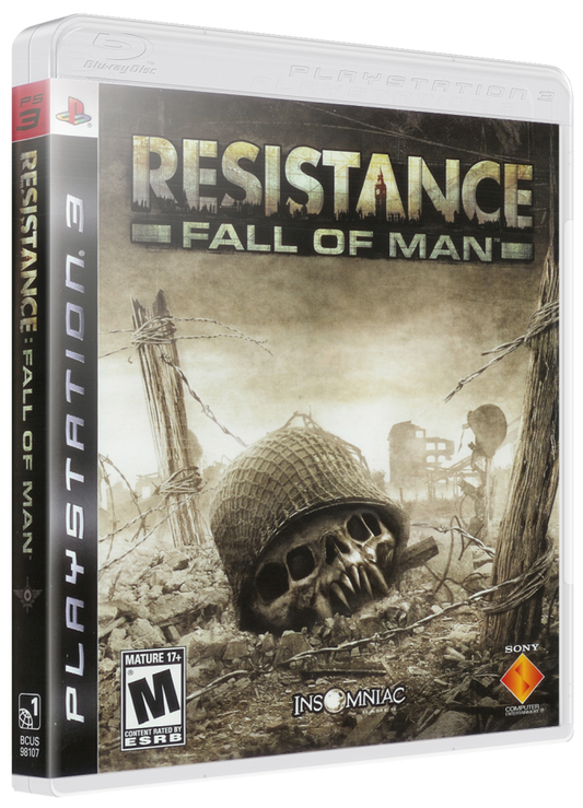 Resistance: Fall of Man cover art for PlayStation 3 (PS3) video game
