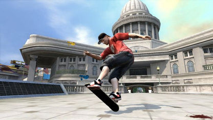 Tony Hawk's Project 8 – PlayStation 2 (PS2) video game gameplay, skateboarding sports action.