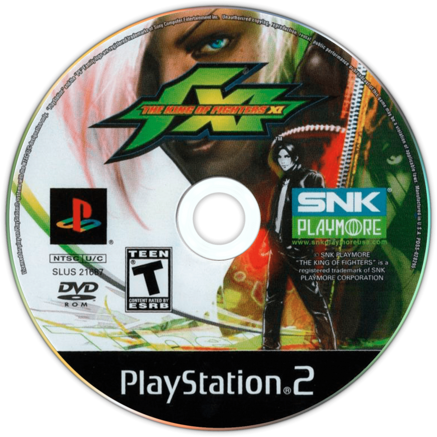 The King of Fighters XI retro PlayStation 2 video game The King of Fighters fighting game arcade combat team battles SNK multiplayer action console title PlayStation 2 release disc
