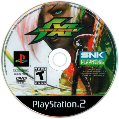 The King of Fighters XI retro PlayStation 2 video game The King of Fighters fighting game arcade combat team battles SNK multiplayer action console title PlayStation 2 release disc