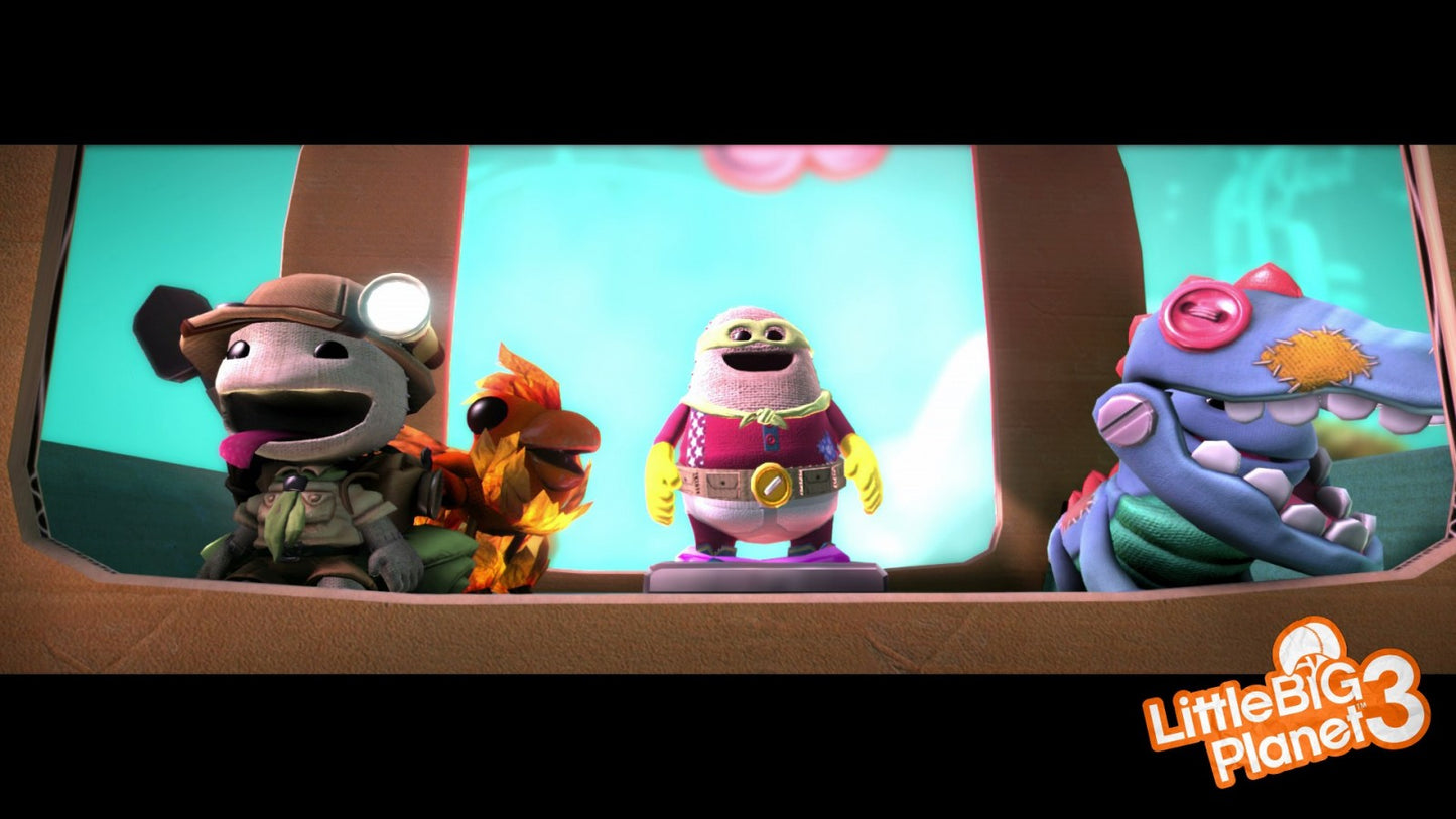 LittleBigPlanet 3 PAL Import PlayStation 4 PS4 for retro video game enthusiasts featuring creative platforming gameplay imaginative puzzle solving cooperative multiplayer adventures customizable characters user generated content tools colorful worlds and collectible gaming appeal gameplay
